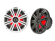 Kicker KM654L 6.5" Marine Coaxial Speakers w/ RGB Lighting (Pair) Kicker
