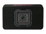 Kicker 46TL7T122 Sealed Enclosure w/ Single L7T Series 12" Shallow Subwoofer