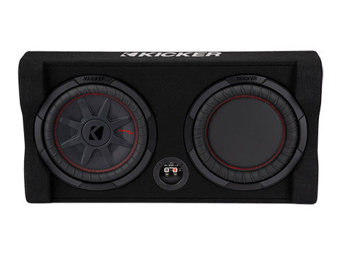 Kicker Down-Firing 10"  CompRT 2-Ohm Enclosure Upgrade