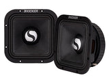 Kicker 49ST7MR4 | 7" Square Midrange Speakers 4-Ohm (Pair) Kicker