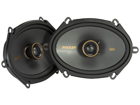 Kicker KSC6804 | 6x8" 2-Way Coaxial Speakers (Pair) Kicker
