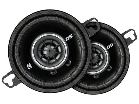 Kicker DSC3504 | 3.5" Coaxial Speakers 4-Ohm (Pair) Kicker