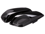 Kicker HDBLVB Vivid Black Bag Lids for Harley-Davidson