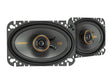 Kicker KSC4604 | 4"x6" 2-Way Coaxial Speakers 4-Ohm (Pair) Kicker