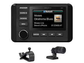 Kicker KMC4 Dual Zone Marine Media Center Kicker
