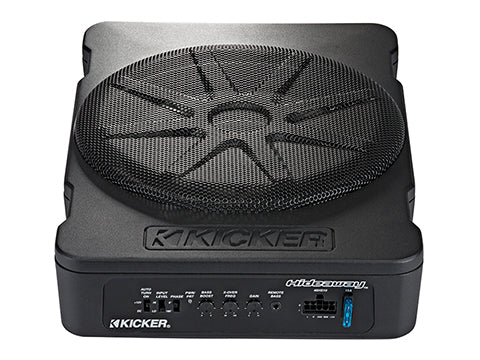Kicker Hideaway HS10 | 10" 180W RMS Compact Powered Subwoofer Kicker