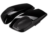 Kicker HDBLVB Vivid Black Bag Lids for Harley-Davidson