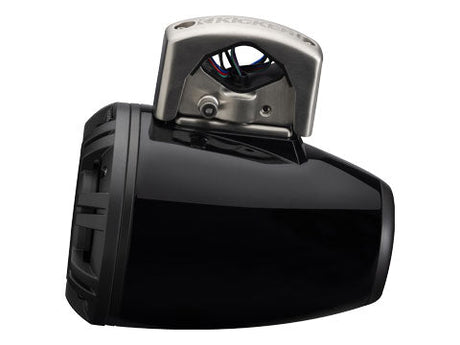 Kicker KMTCXL65 | 6.5" Marine Wakeboard Tower Speakers w/ RGB Lighting - Black (Pair) Kicker