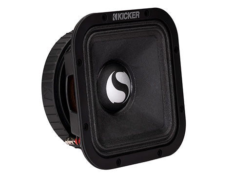 Kicker 49ST7MR4 | 7" Square Midrange Speakers 4-Ohm (Pair) Kicker