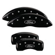 MGP 4 Caliper Covers 22-23 Jeep Grand Cherokee Front & Rear Red Finish Silver MGP Logo MGP