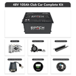 Epoch Batteries 48V 105Ah LiFePO4 Golf Cart Battery Complete Kit