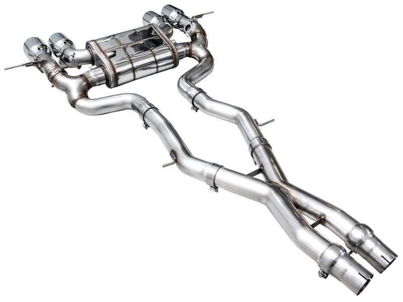 AWE Tuning 23-24 BMW G87 M2 SwitchPath Edition Exhaust - Chrome Silver Tips