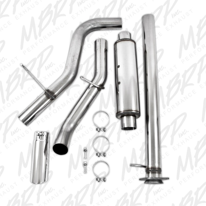 MBRP 11-19 Chevy/GMC 2500HD PU 6.0L V8 Single Side Exit T409 Cat Back Perf Exhaust