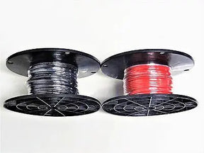 18 GAUGE TFFN TEWN WIRE BLACK + RED 100 FT EA 600V COPPER STRANDED GROUND WIRE ACDC Wire And Supply