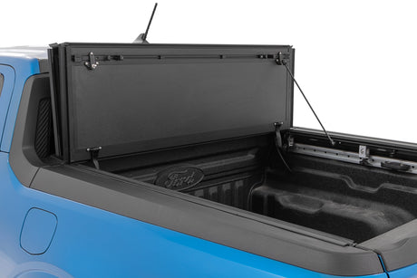 Hard Tri-Fold Flip Up Bed Cover 4 Foot 6 Inch Bed Ford Maverick 2WD/4WD (22-26) Rough Country