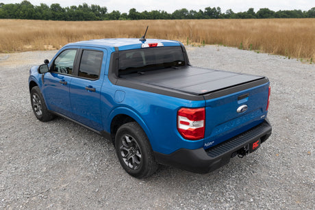 Hard Tri-Fold Flip Up Bed Cover 4 Foot 6 Inch Bed Ford Maverick 2WD/4WD (22-26) Rough Country