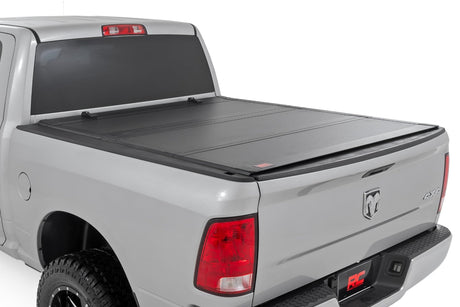 Hard Tri-Fold Flip Up Bed Cover 5 Foot 7 Inch Bed Ram 1500 2WD/4WD (2009-2018 & Classic) Rough Country