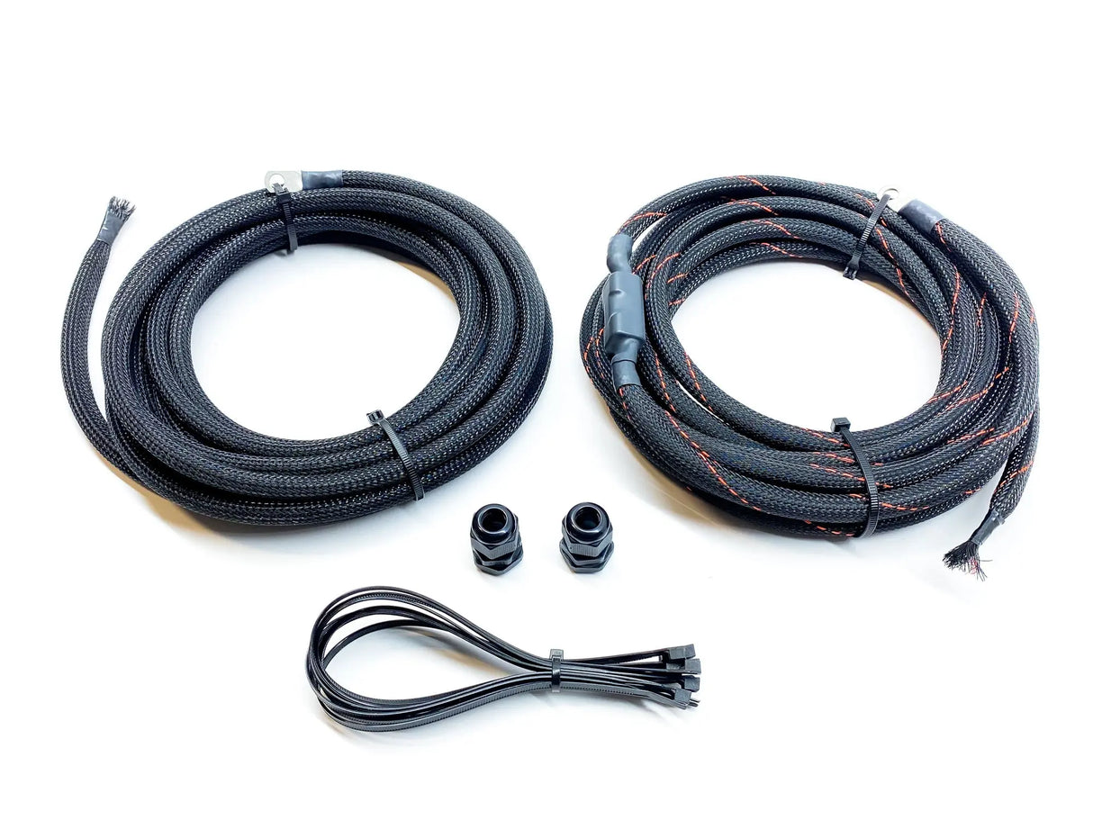 Full Length Power and Ground Power Cable Kit (Designed for 2015+ Vehicles) Ten87 Design