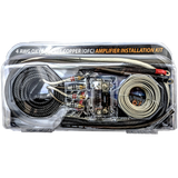 4 Gauge AWG Silver/Black OFC Amplifier Wire Kit
