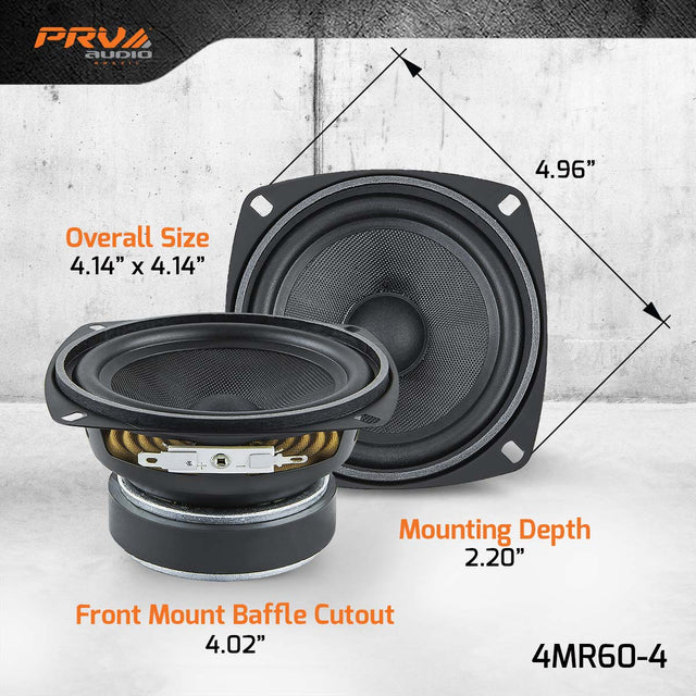 PRV - 4MR60-4 ALTA GAMA CAR AUDIO