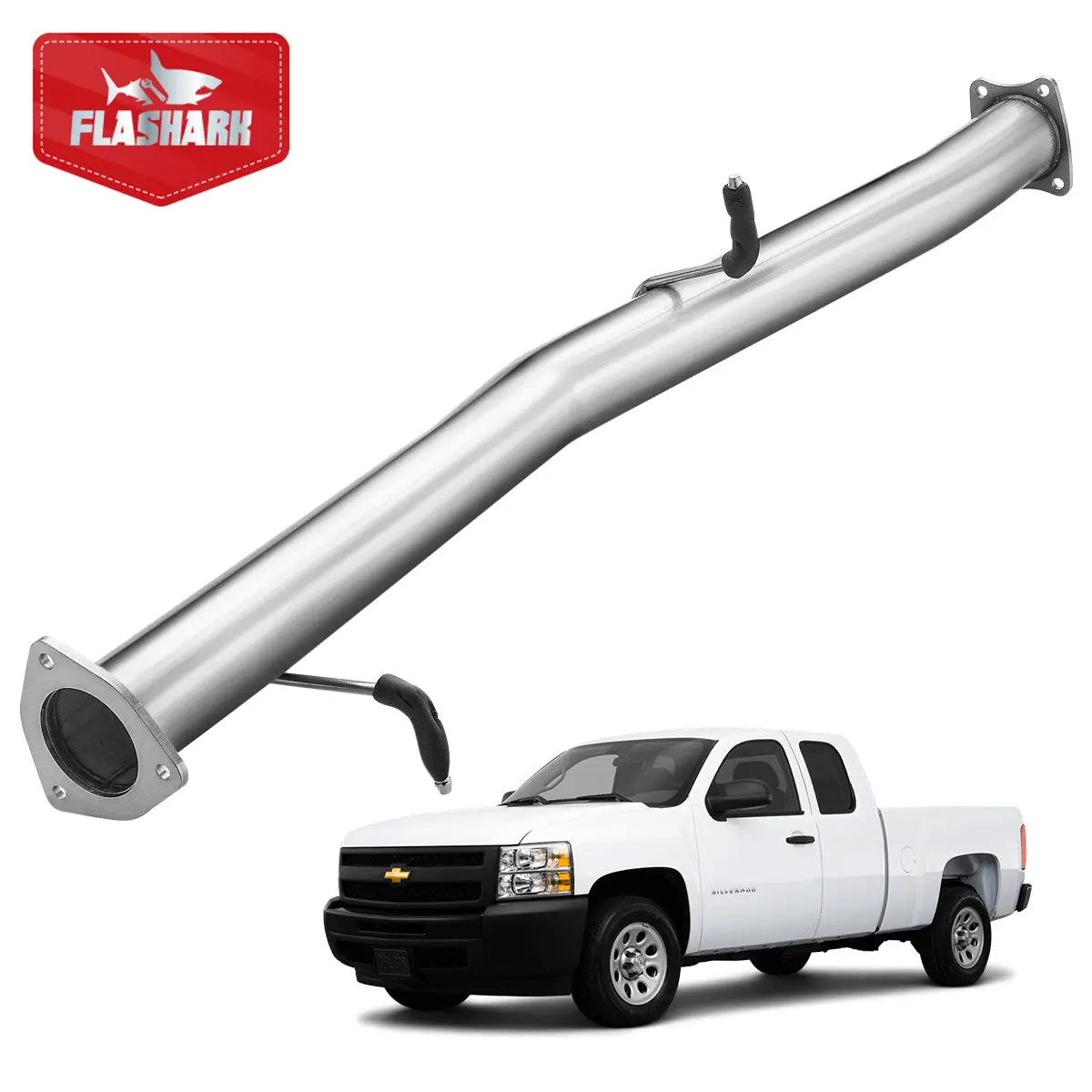 4"/5" 2007.5-2010 LMM 6.6L Duramax DPF Delete Race Pipe