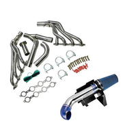 Cold Air Intake + Headers Kit for 1999–2006 Chevy Silverado/Avalanche 1500 4.8L 5.3L 6.0L 2WD Flashark