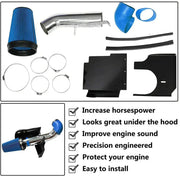 Cold Air Intake + Headers Kit for 1999–2006 Chevy Silverado/Avalanche 1500 4.8L 5.3L 6.0L 2WD Flashark