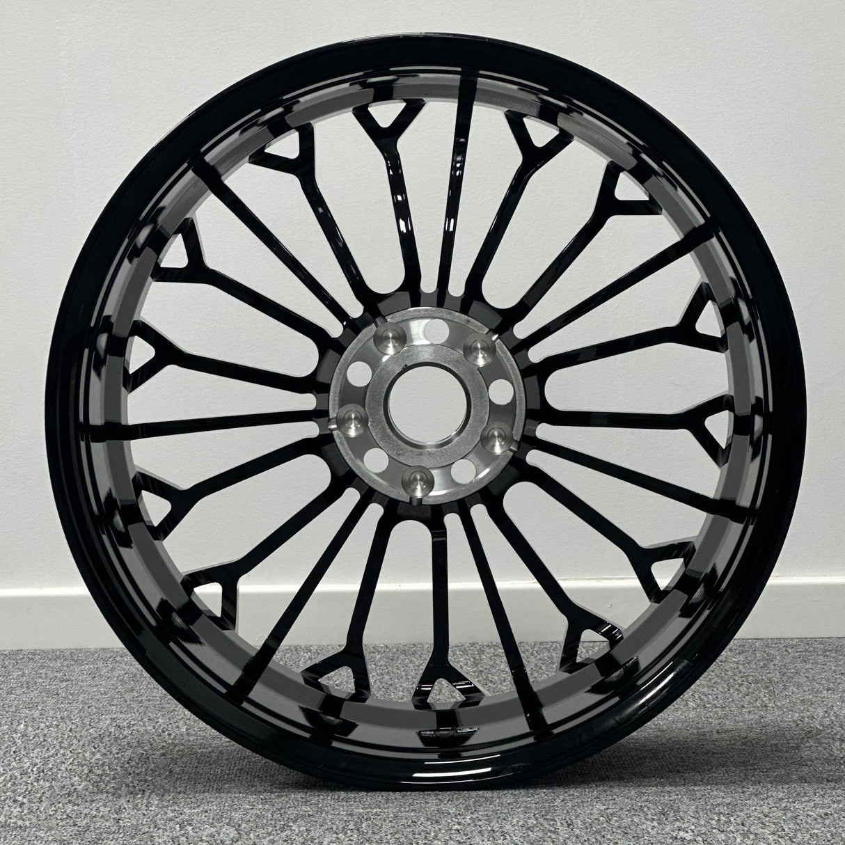 Lexus RX Style Wheels Aviation Grade Forged Aluminum Alloy Rims 20 x 8.0 5x114.3 Black Machine Face Set of 4