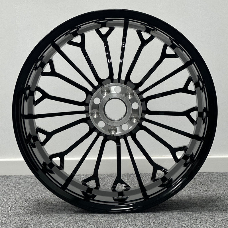 Lexus RX Style Wheels Aviation Grade Forged Aluminum Alloy Rims 20 x 8.0 5x114.3 Black Machine Face Set of 4