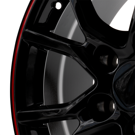 Honda Civic Wheel Rims 17x7.5 5x114.3 Type R Style  Red Lip Set of 4