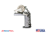 Adjustable Winch Stand 10" Tall 90° Fixed Angle - Includes 18" Chain w/ S Hook