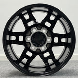 Toyota TRD Style Wheels 17" x 8 Matt Black 5pcs Rims