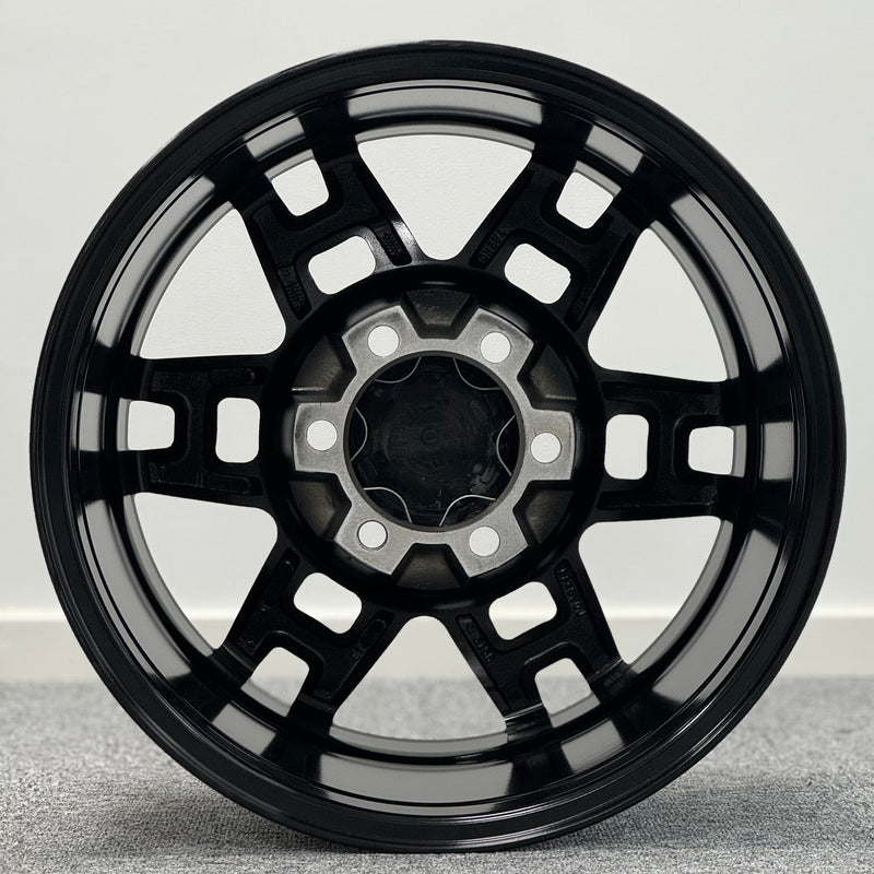 Toyota TRD Style Wheels 17" x 8 Matt Black 5pcs Rims
