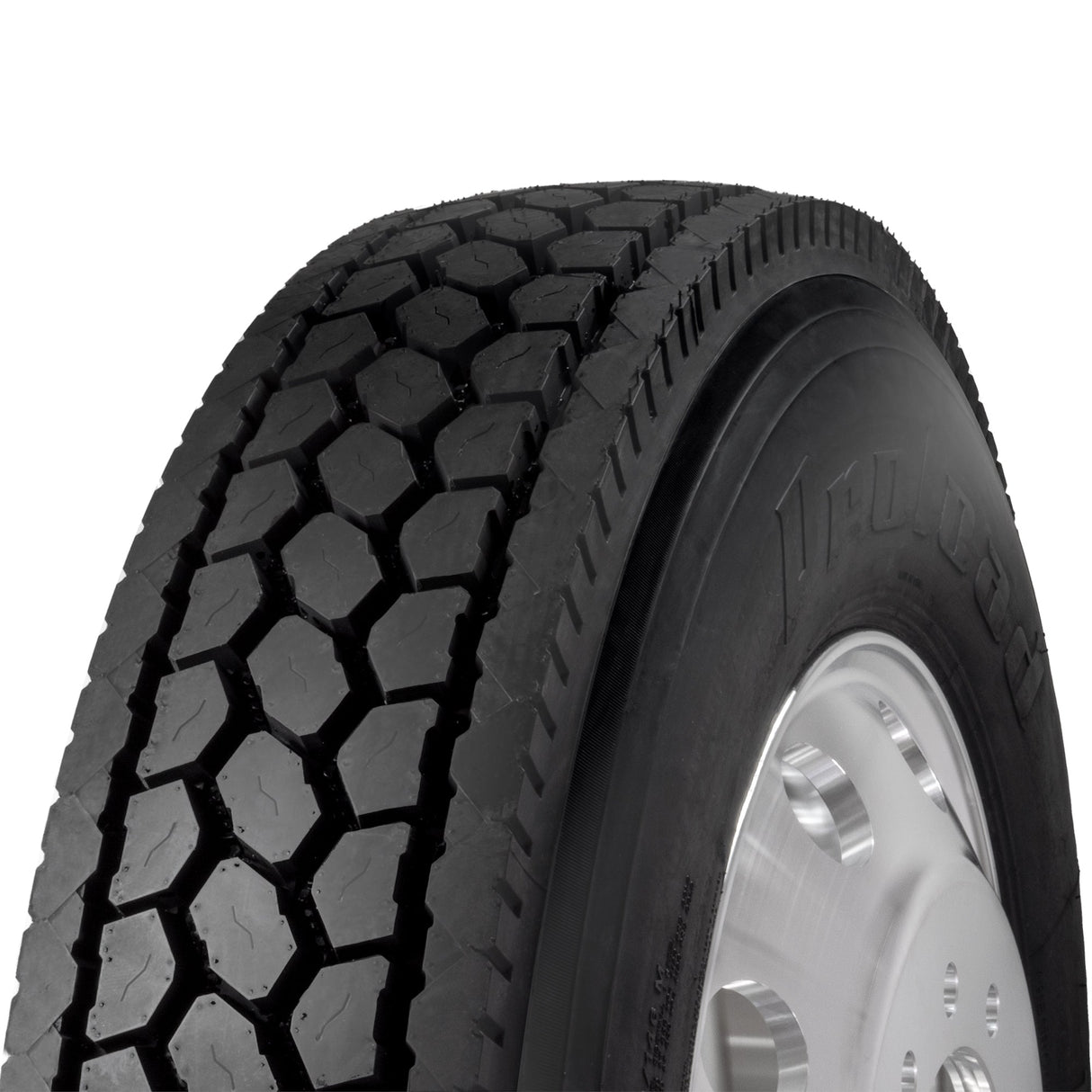 11R 24.5 16 PR Drive Closed Shoulder Truck with 24.5 x 8.25 Wheel (Mounted) x200