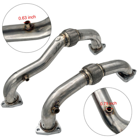 2008-2010 6.4L Ford Powerstroke 4" DPF/DEF/EGR Delete All-in-One Kit TruckTok