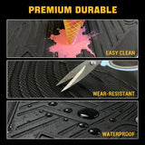 Trucktok 2025-2026 Dodge Ram 1500 Crew Cab with Storage All-Weather TPE Floor Mats TruckTok