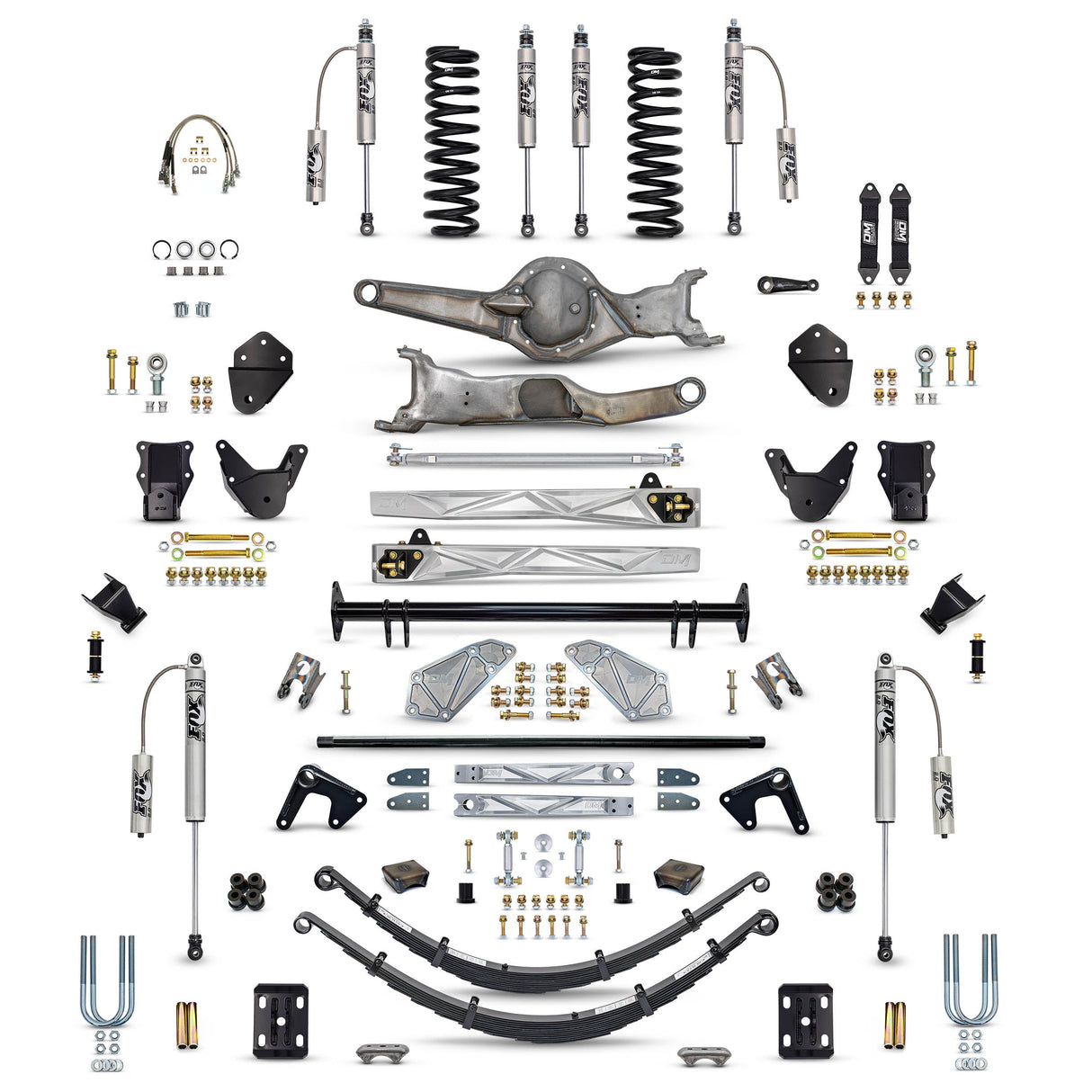 Desolate Motorsports Complete 4" Mid Travel Lift Kit - 1980-1996 Ford F150/Bronco Desolate Motorsports