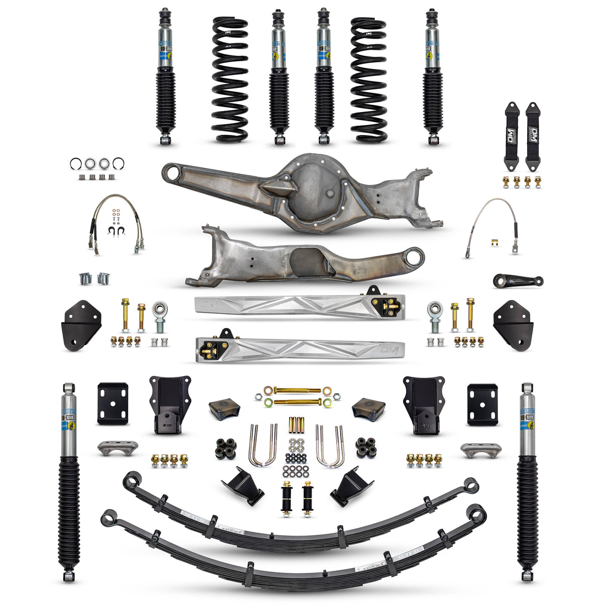 Desolate Motorsports Complete Mid Travel 4" Lift - 1980-1996 Ford F150/Bronco Desolate Motorsports