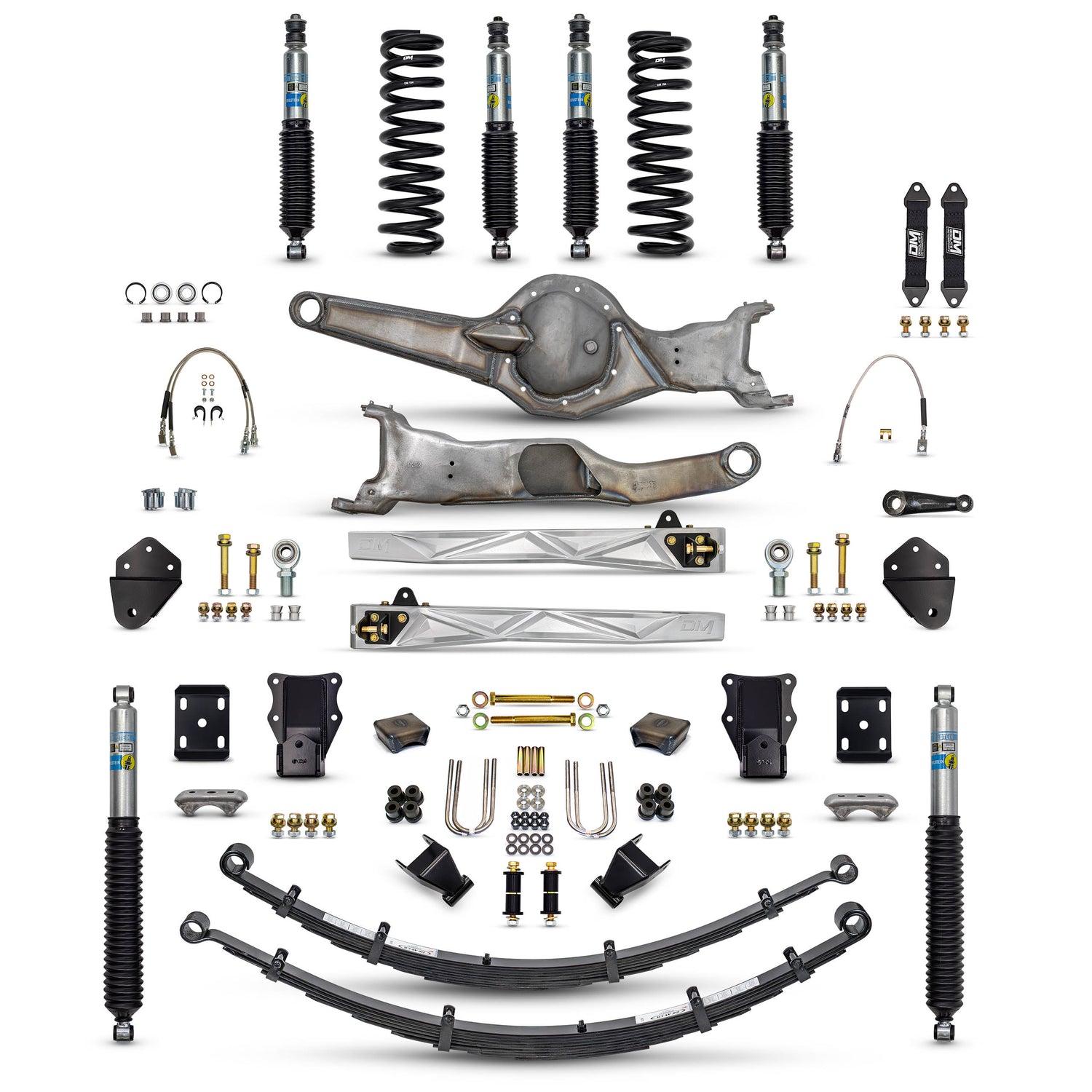 Desolate Motorsports Complete Mid Travel 4" Lift - 1980-1996 Ford F150/Bronco Desolate Motorsports