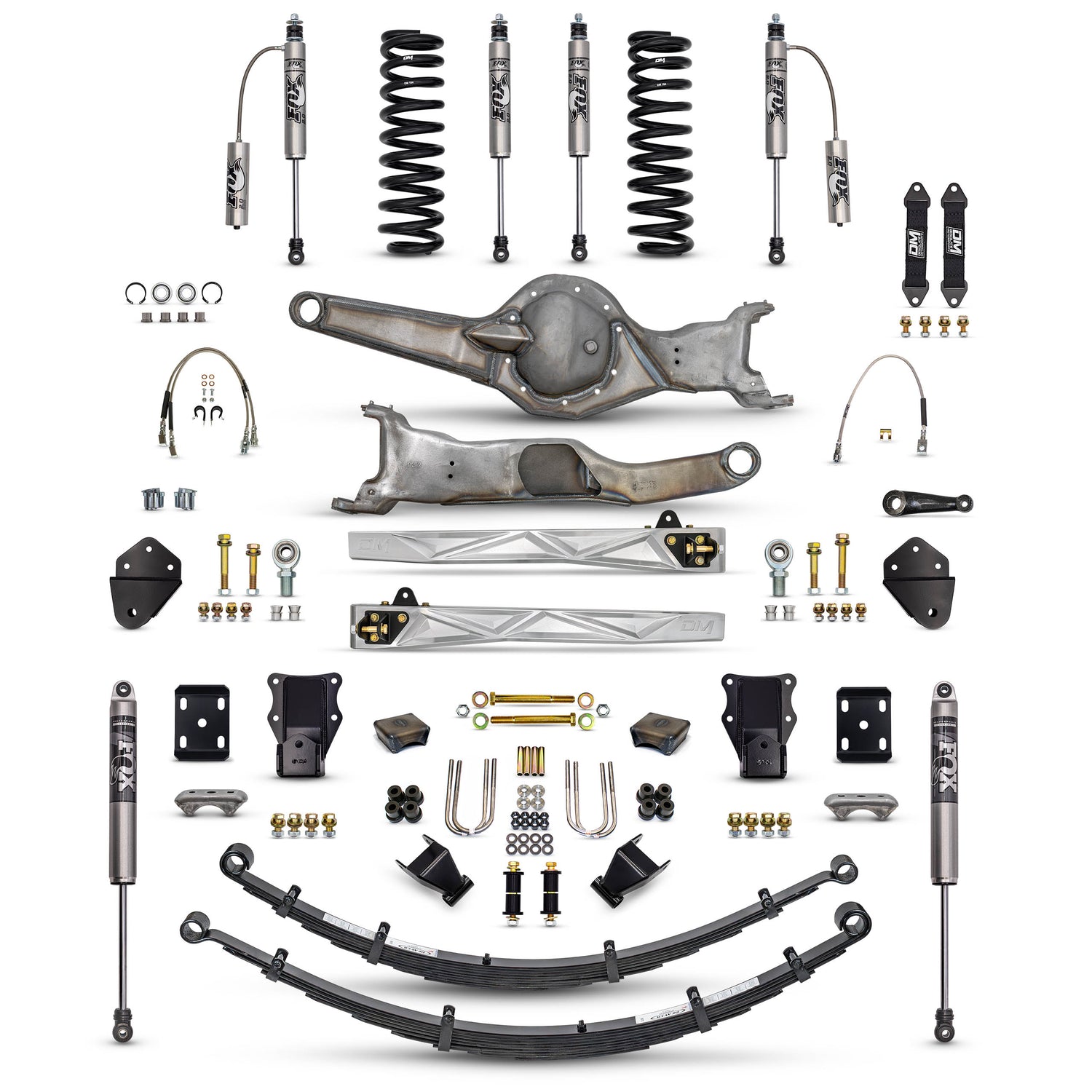 Desolate Motorsports Complete Mid Travel 4" Lift - 1980-1996 Ford F150/Bronco Desolate Motorsports