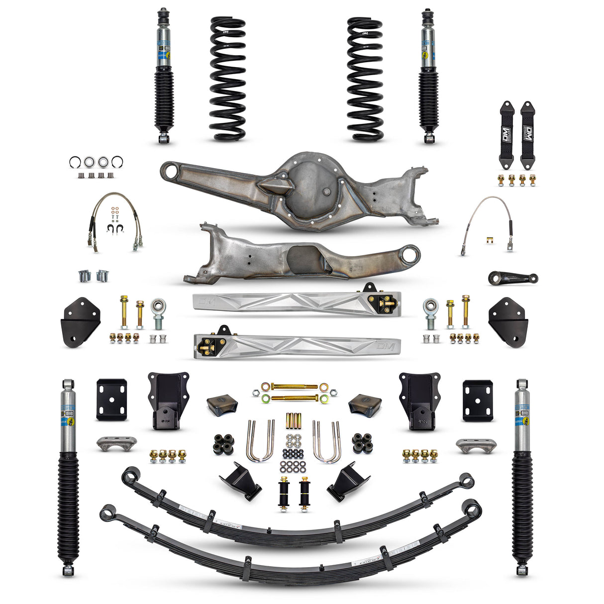 Desolate Motorsports Complete Mid Travel 4" Lift - 1980-1996 Ford F150/Bronco Desolate Motorsports