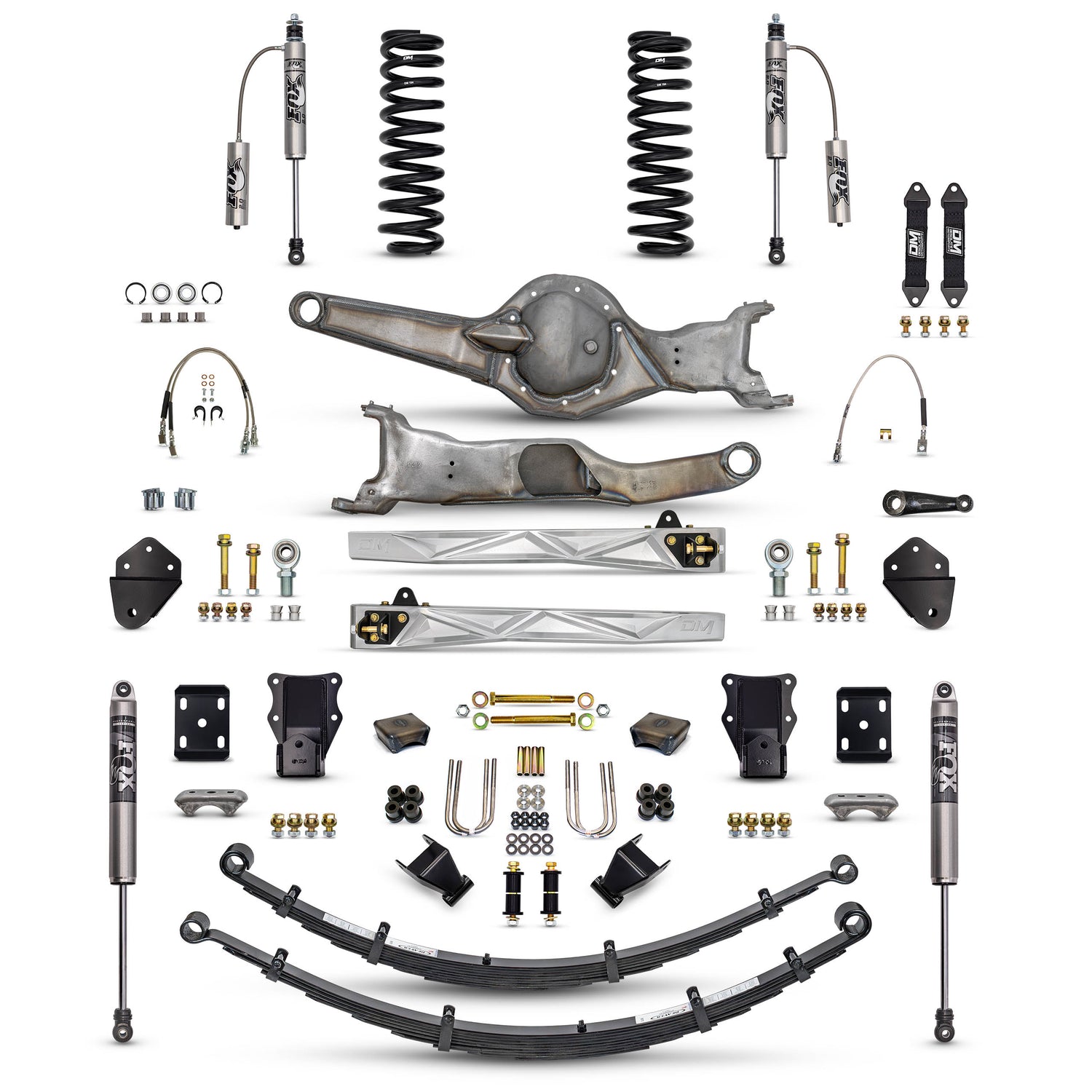 Desolate Motorsports Complete Mid Travel 4" Lift - 1980-1996 Ford F150/Bronco Desolate Motorsports