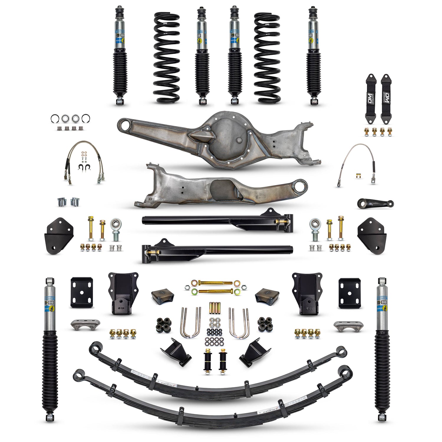 Desolate Motorsports Complete Mid Travel 4" Lift - 1980-1996 Ford F150/Bronco Desolate Motorsports