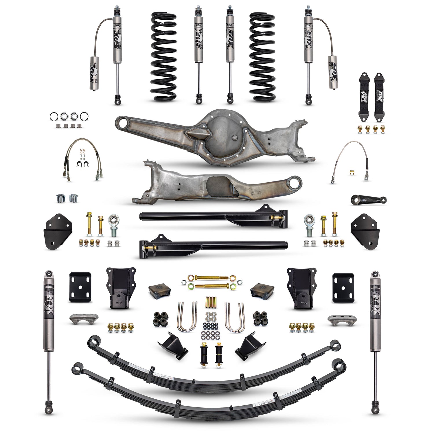 Desolate Motorsports Complete Mid Travel 4" Lift - 1980-1996 Ford F150/Bronco Desolate Motorsports
