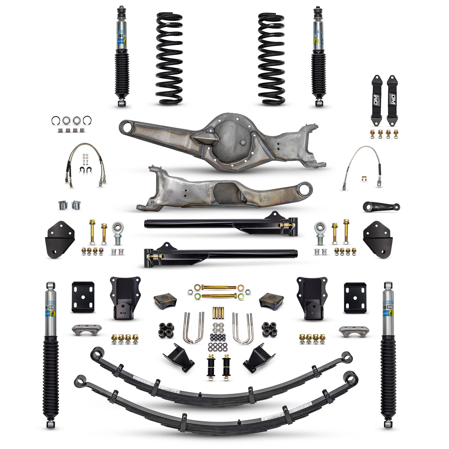 Desolate Motorsports Complete Mid Travel 4" Lift - 1980-1996 Ford F150/Bronco Desolate Motorsports