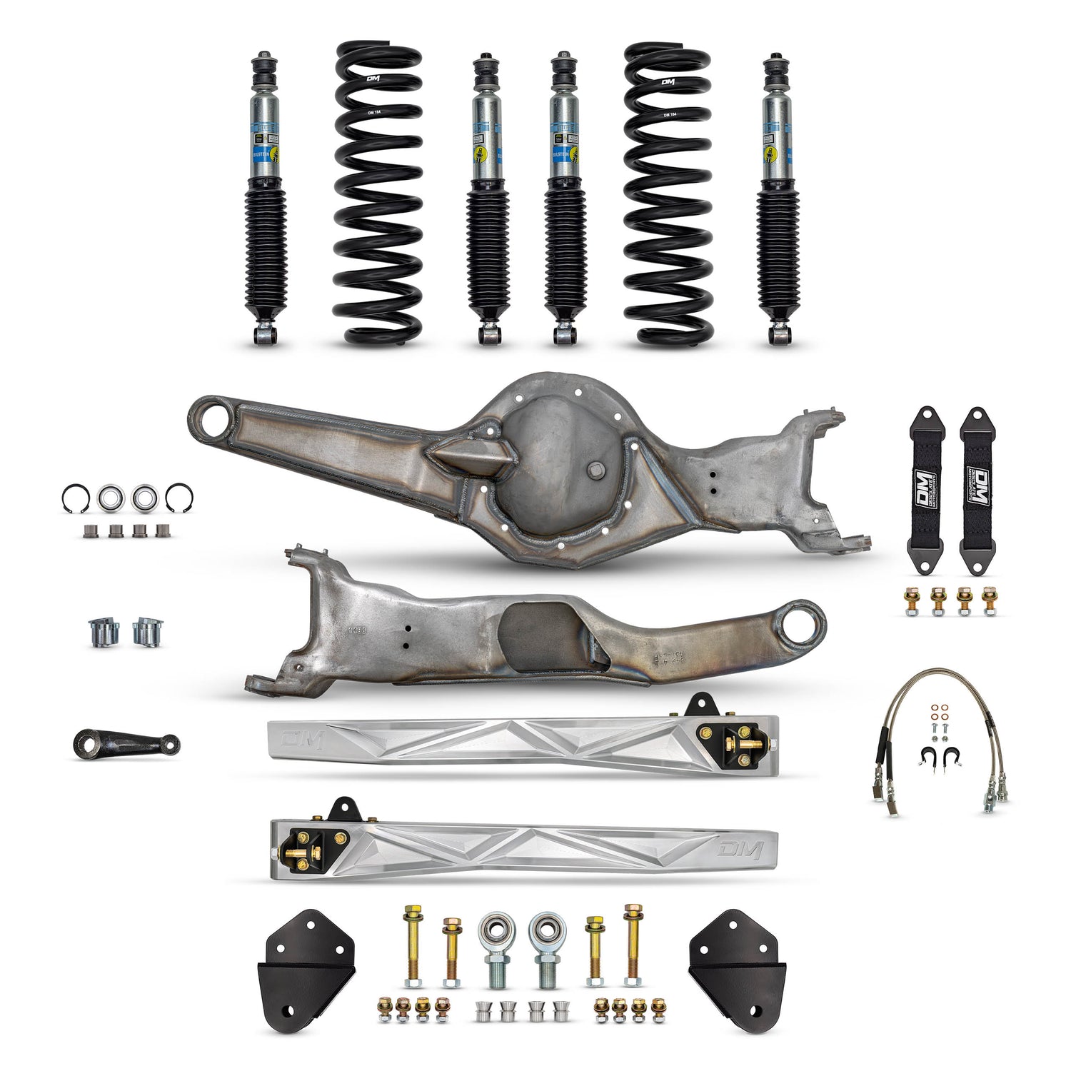 Desolate Motorsports Front 4" Mid Travel Lift Kit  (Bolt-on) - 1980-1996 Ford F150/Bronco Desolate Motorsports