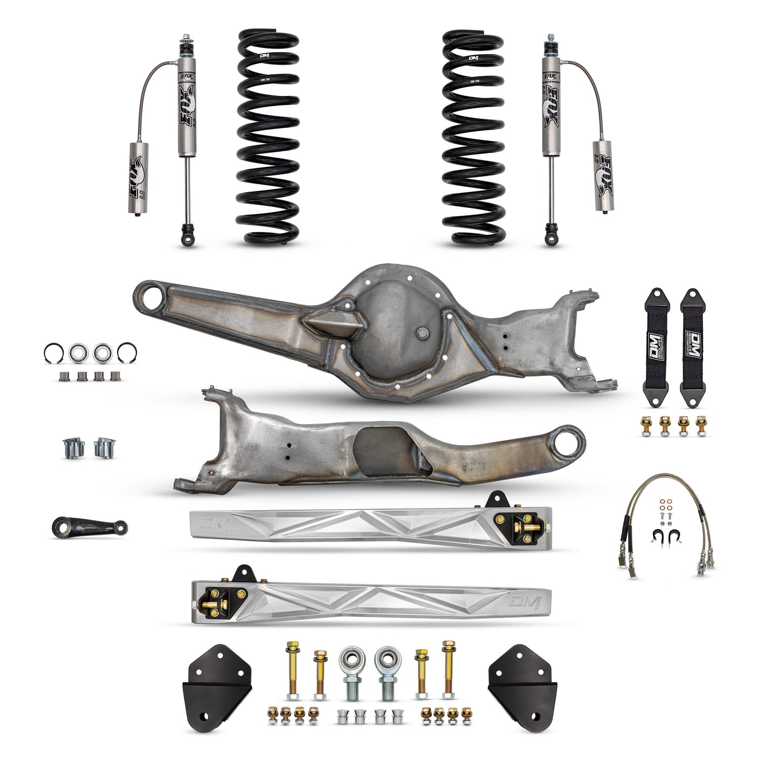 Desolate Motorsports Front 4" Mid Travel Lift Kit  (Bolt-on) - 1980-1996 Ford F150/Bronco Desolate Motorsports