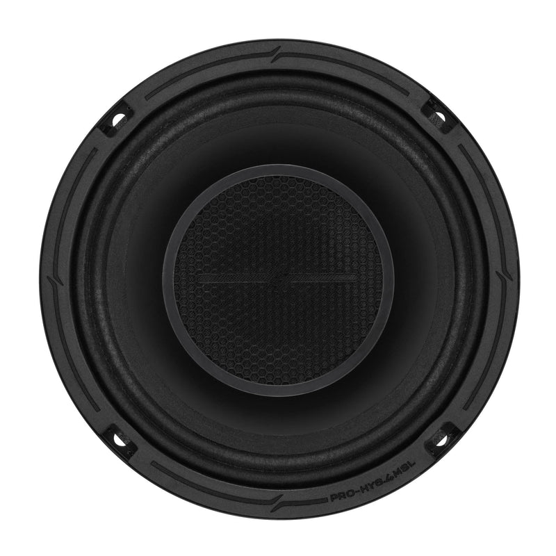 PRO 6.5" Shallow Coaxial Hybrid Mid-Range Loudspeaker with Built-in Driver | 150W RMS 4-Ohm