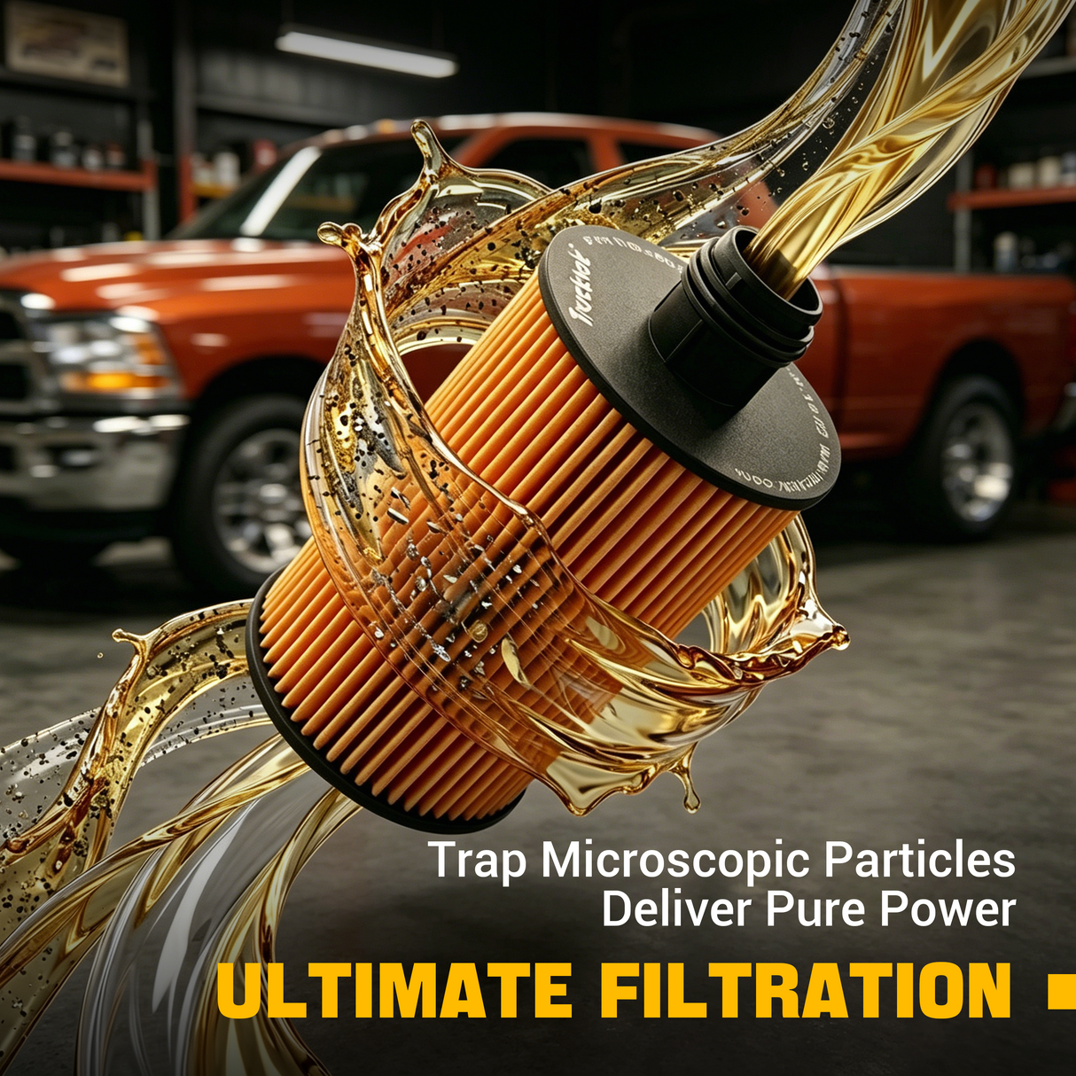 Trucktok 2014-2019 3.0L Ram 1500 Ecodiesel Oil Filter Replaces 68229402AA TruckTok