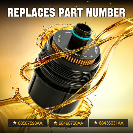 Trucktok 2020-2023 3.0L Ram 1500 Ecodiesel Oil Filter Replaces 68507598AA TruckTok